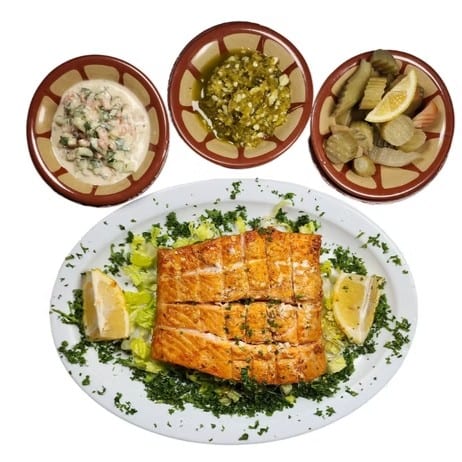 Grilled Salmon.