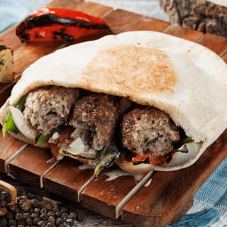 Kufta Kabob Sandwich